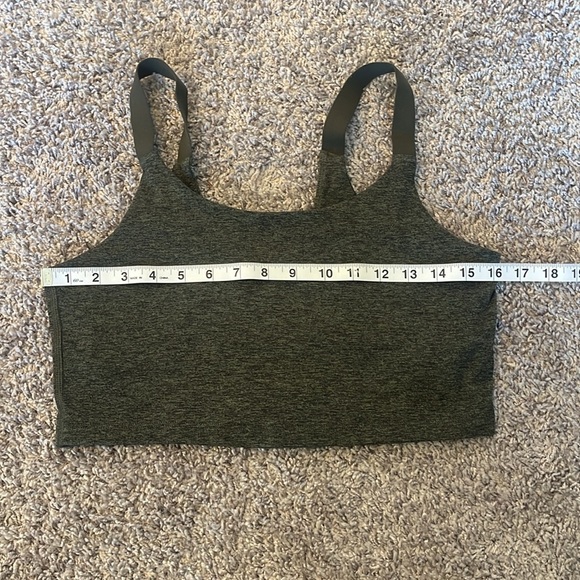 Offline by Aerie Recharge Spacedye Sports Bra Green Marled - Picture 2 of 8